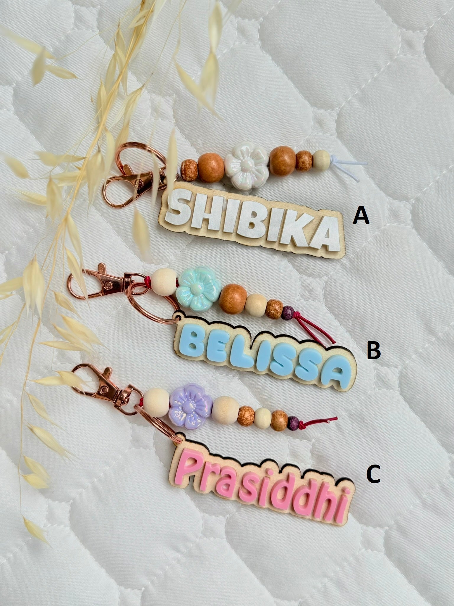 Personalized Name Keychains